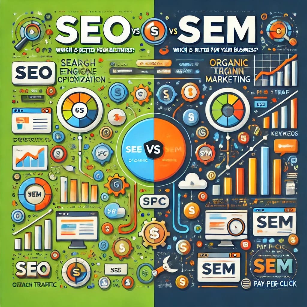 SEO Vs SEM comparison