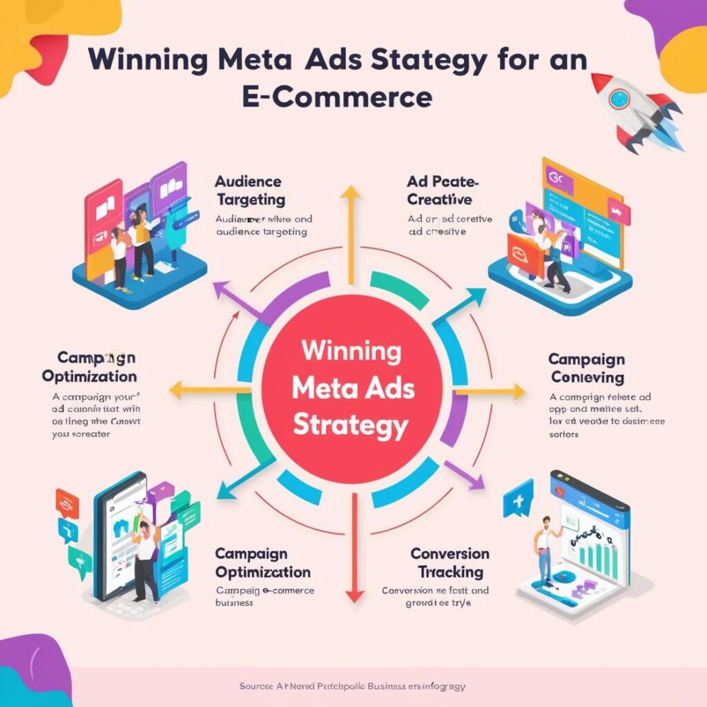 How to Scale Ecommerce Sales Through Meta Ads? A Guide to High-ROI Performance Marketing 2 Crafting a Winning Meta Ads Strategy for E commerce Business